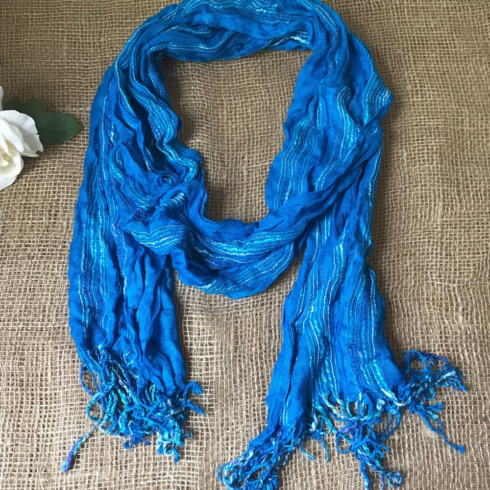 Royal Blue Scarf